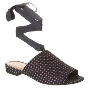 NEW Sam Edelman Theodore Mules | Sandals Elegant Navy and Red Size:7